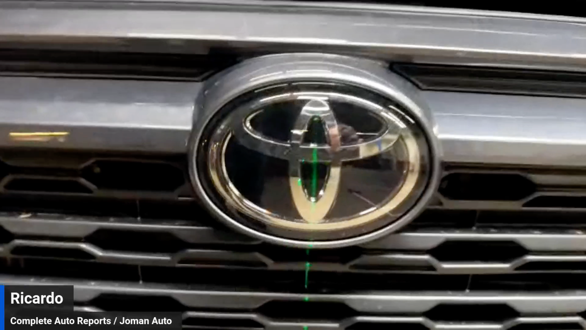 2023 Toyota RAV 4 Center Line On Front Bumper