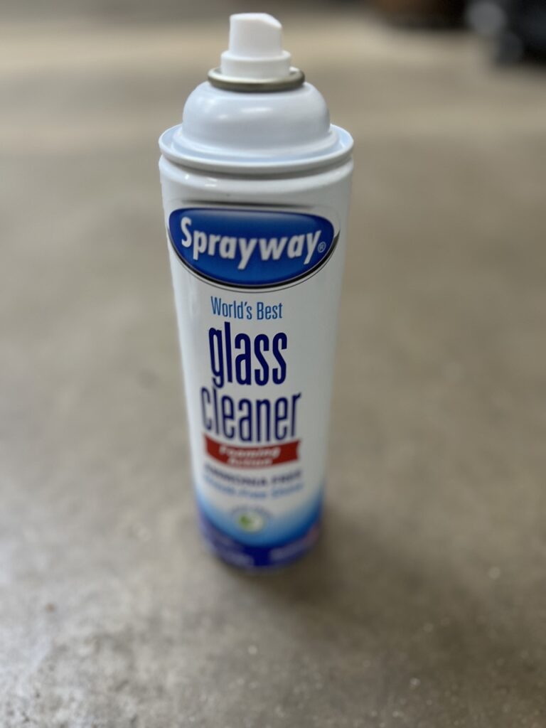 Glass Cleaner Aerosol Spray